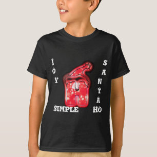 Camiseta Alegría de los Navidades de Santa Personalizar Pro