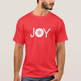 Camiseta Alegría de los Navidades rojos