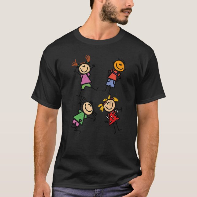 Camiseta Alegría de los niños ruidosos (Anverso)