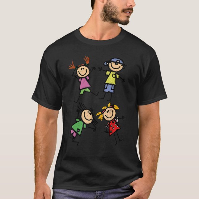 Camiseta Alegría de los niños ruidosos (Anverso)