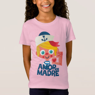 Camiseta Alegría de Sailor: Personalizado AMOR DE MADRE