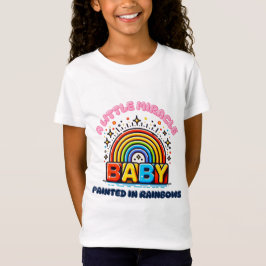 Camiseta Alegría del bebé arcoiris colorido