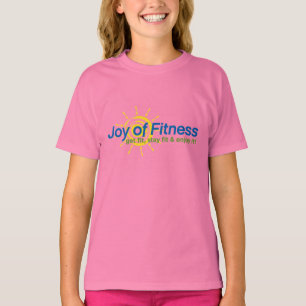 Camiseta Alegría del campanero de los chicas de la aptitud