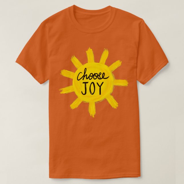 Camiseta alegría del sol (Diseño del anverso)