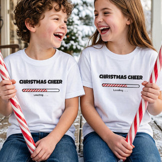Camiseta Alegría divertida de Navidad cargando - Humor de v