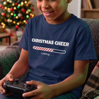 Camiseta Alegría divertida de Navidad para niños cargando |