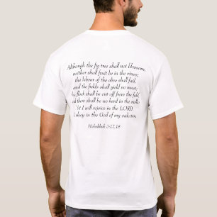 Camiseta Alegría en el Señor - Habakkuk 3:17,18