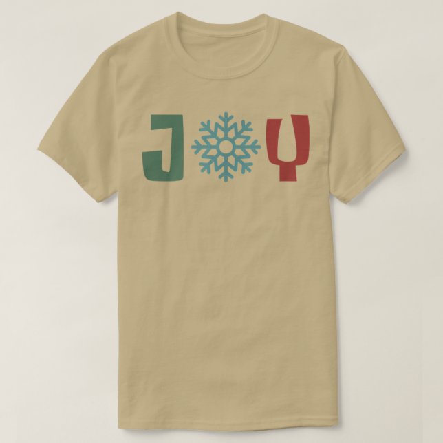 Camiseta Alegría Feliz Navidad Temporada de Yuletismo Famil (Diseño del anverso)