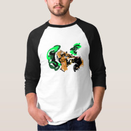 Camiseta Alegría invernal del lobo