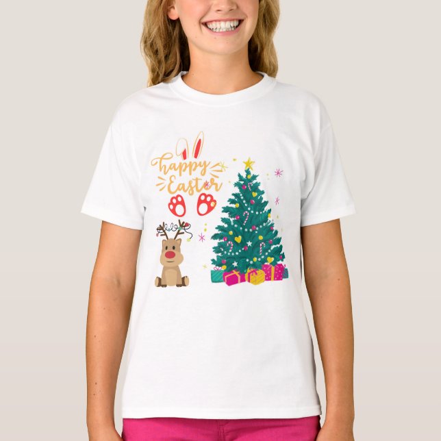 Camiseta "Alegría Mágica de Navidad" (Anverso)