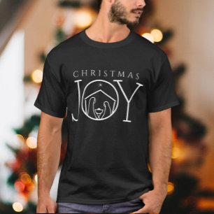 Camiseta Alegría Natividad Religioso Cristiano Navidad