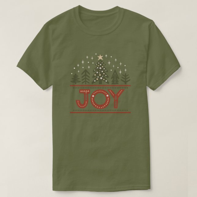 Camiseta Alegría Navidad (Diseño del anverso)