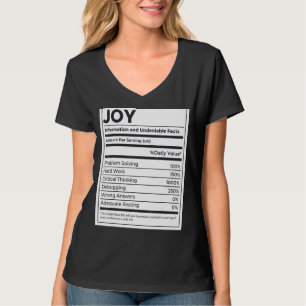 Camiseta Alegría Nutrición Problema De Información De Soluc