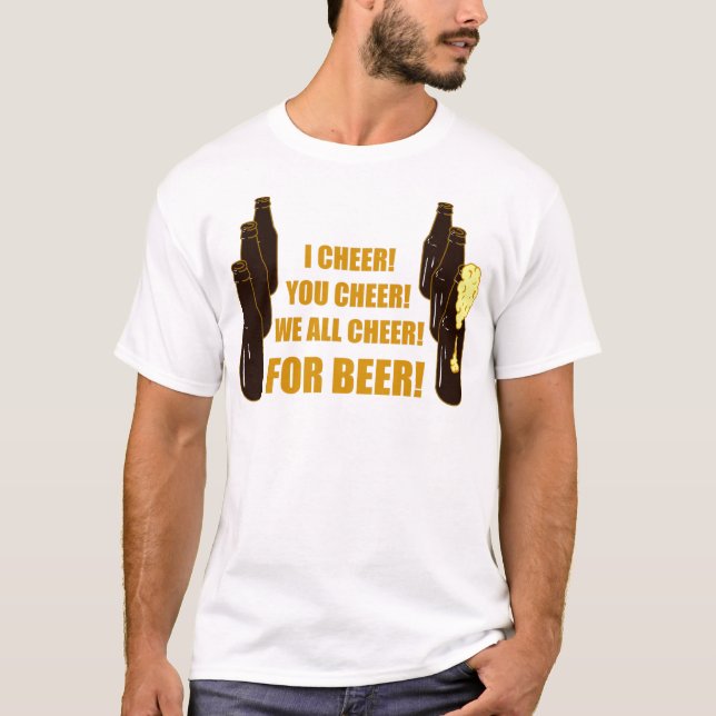 CAMISETA ALEGRÍA PARA LA CERVEZA (Anverso)