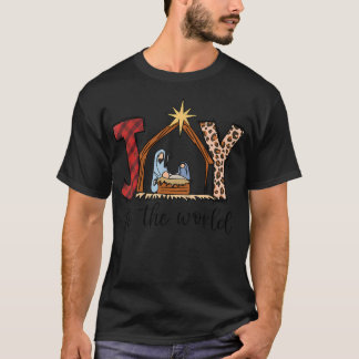 Camiseta Alegría Por El Mundo Del Niño Jesús En La Cristian