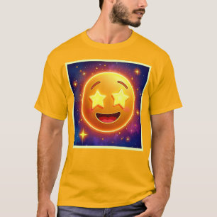 Camiseta Alegría por la Emoji estrellada