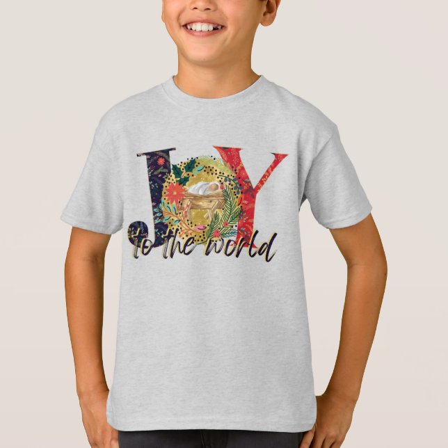Camiseta Alegría Por La Natividad Mundial  (Anverso)