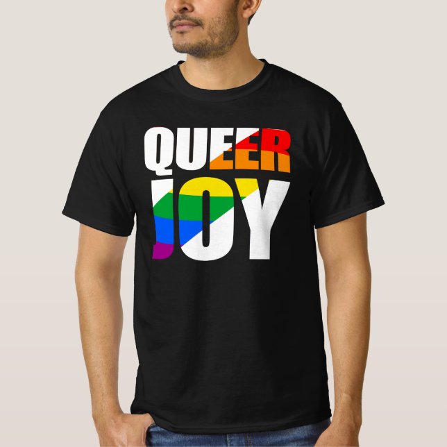 CAMISETA ALEGRÍA QUEER (Anverso)