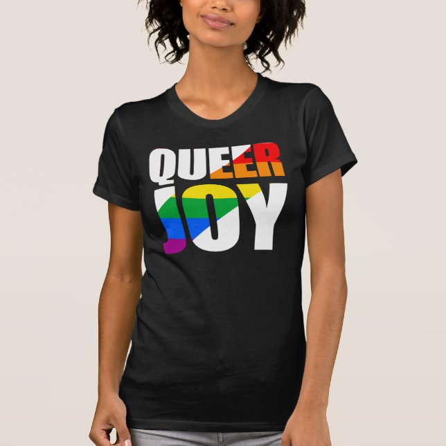 CAMISETA ALEGRÍA QUEER (Anverso)
