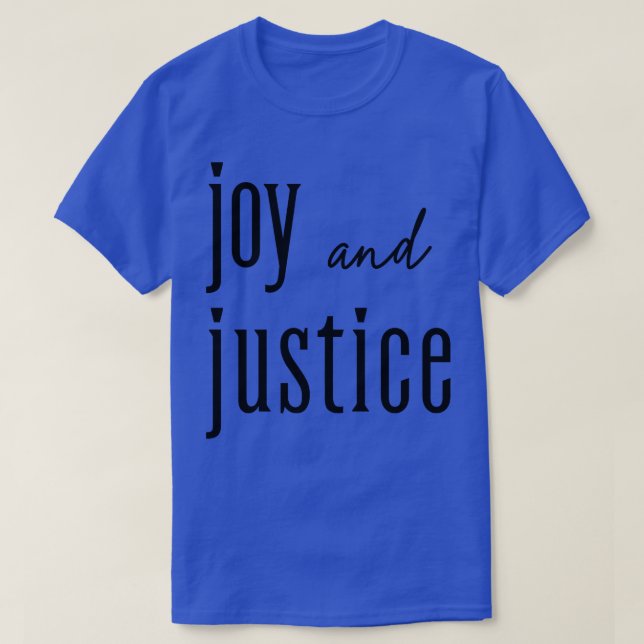 Camiseta Alegría y justicia TShirt (Diseño del anverso)