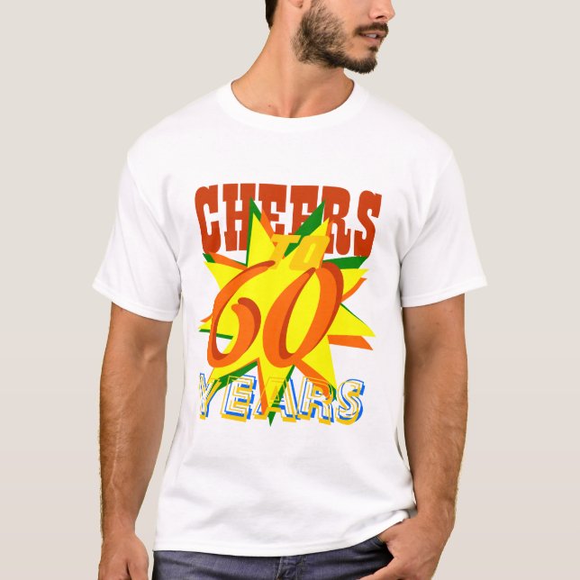 Camiseta Alegrías a 60 años de cumpleaños (Anverso)