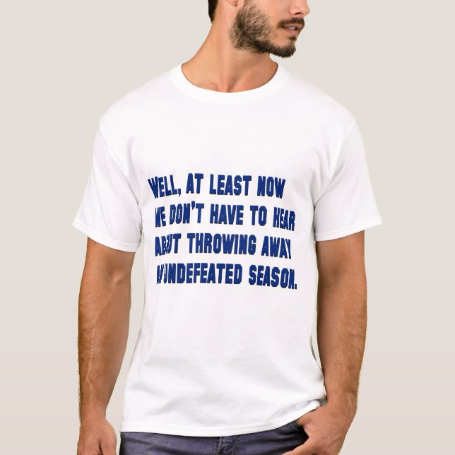 Camiseta Alejando una temporada inderrotada (Anverso)