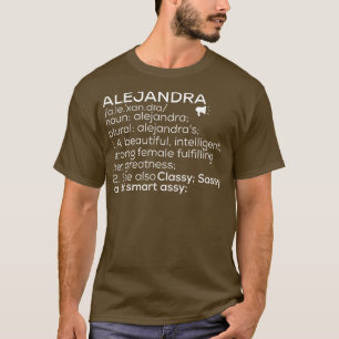 Camiseta Alejandra Nombre Alejandra Definición Alejandra Fe