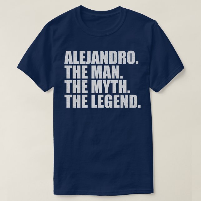 Camiseta Alejandro Apellido Alejandro Apellido (Diseño del anverso)