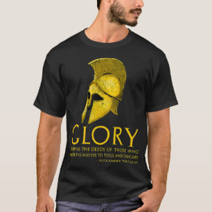 Camiseta Alejandro El Gran Cita Sobre El Griego Glorioso