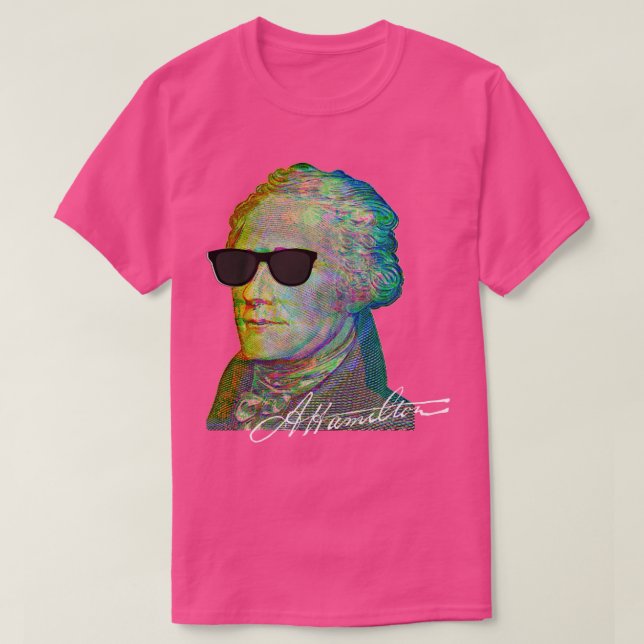 Camiseta Alejandro en gafas de sol (Diseño del anverso)