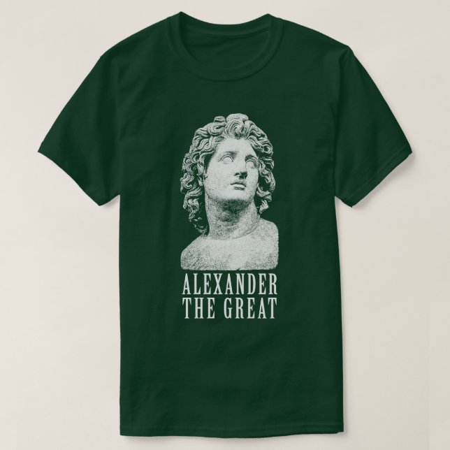 Camiseta Alejandro Magno Hist macedonio de la Antigua Greci (Diseño del anverso)