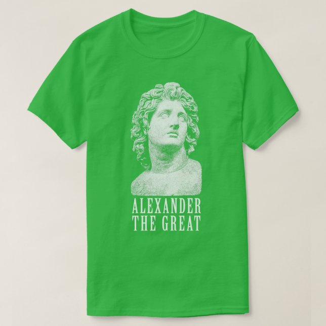 Camiseta Alejandro Magno Hist macedonio de la Antigua Greci (Diseño del anverso)