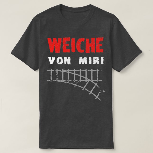Camiseta Alejarse de mí Ferrocarriles 1 (Diseño del anverso)