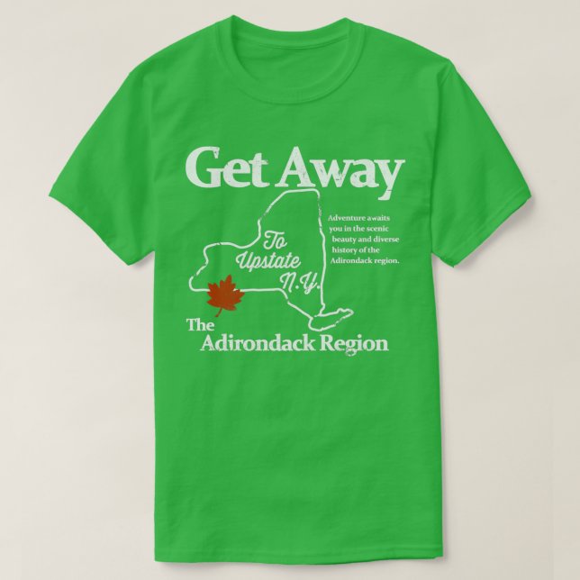 Camiseta Alejarse De Nueva York (Diseño del anverso)