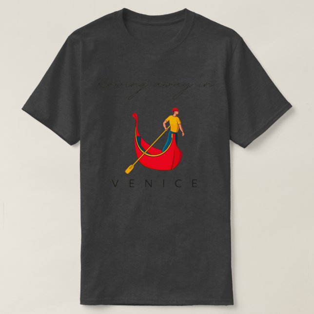 Camiseta alejarse de Venecia (Diseño del anverso)
