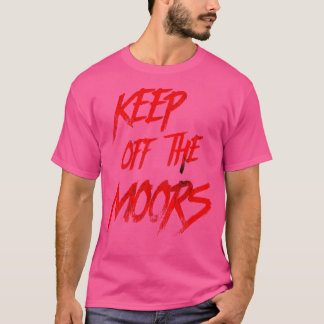 Camiseta Aléjate de los moros, un hombre lobo estadounidens