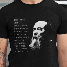 Camiseta Aleksandr Solzhenitsyn Tee Tradicionalista