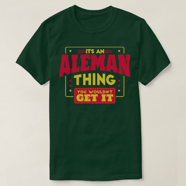 Camiseta Alemán (Diseño del anverso)