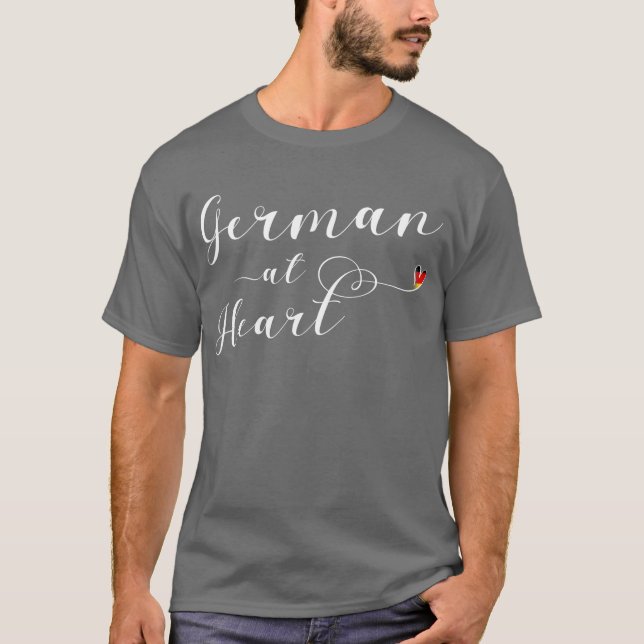 Camiseta Alemán al corazón, Alemania (Anverso)