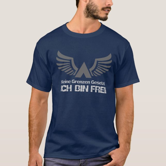 Camiseta Alemán de Frei del bin de Ich (estoy libre) (Anverso)