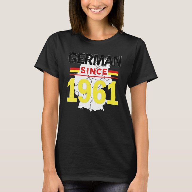 Camiseta Alemán desde 1961 Heredario Veter del Orgullo de B (Anverso)