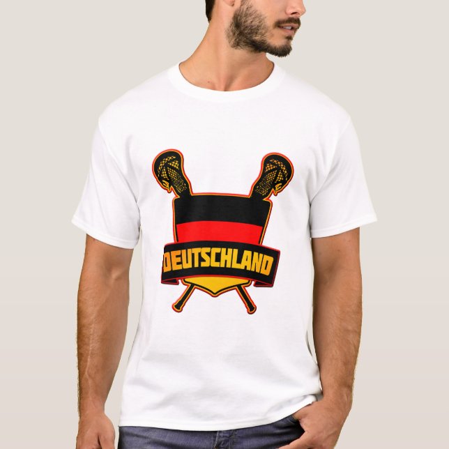Camiseta Alemán Deutsch Lacrosse (Anverso)