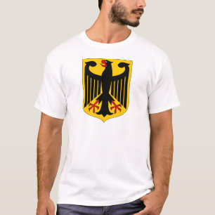 Camiseta Alemán Eagle en el escudo amarillo