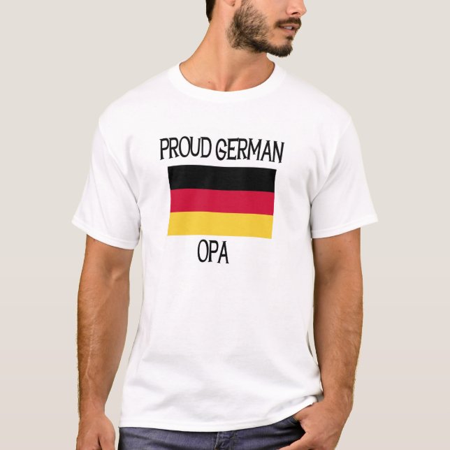 Camiseta Alemán orgulloso Opa (Anverso)