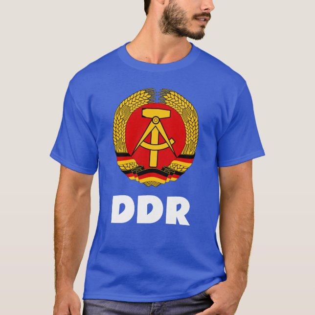 Camiseta Alemán Retro Oriental (DDR, RDA) Ostdeutschland (Anverso)