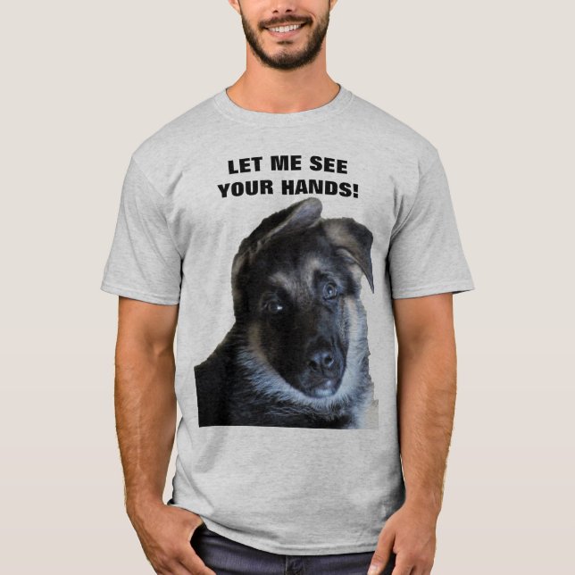 Camiseta ALEMÁN SHEPHERD PUPPY (Anverso)