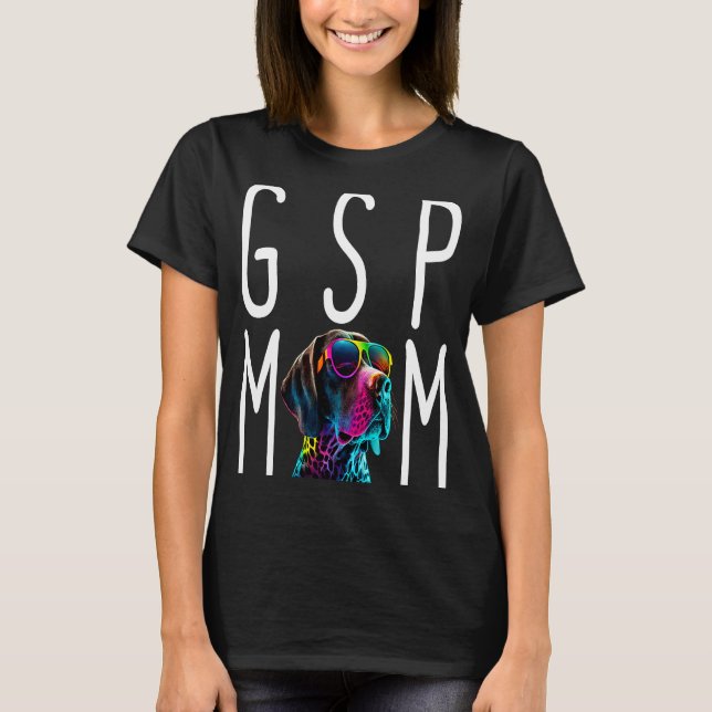 Camiseta Alemán Shorthair Pointer GSP Mom 1 (Anverso)
