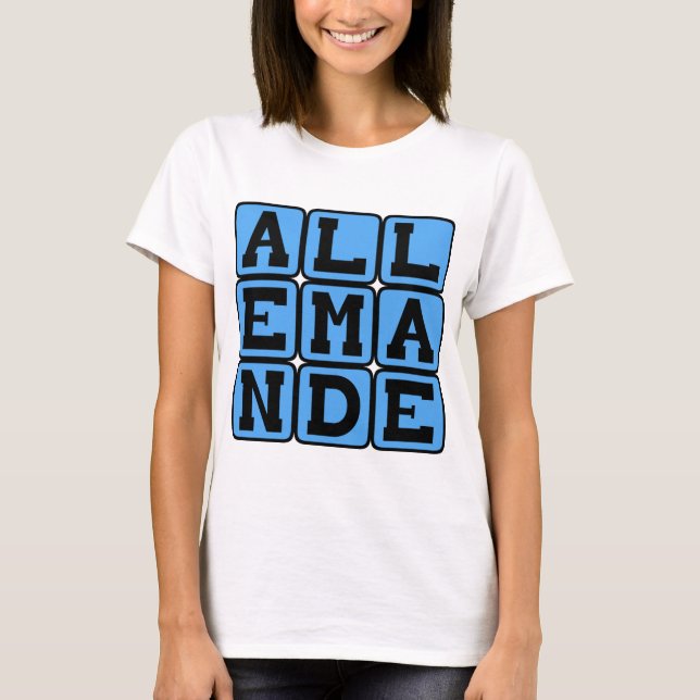 Camiseta Alemana, Danza Barroca (Anverso)