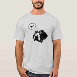 Camiseta alemana de los cerebros del indicador de