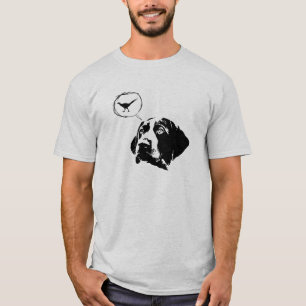 Camiseta alemana de los cerebros del indicador de